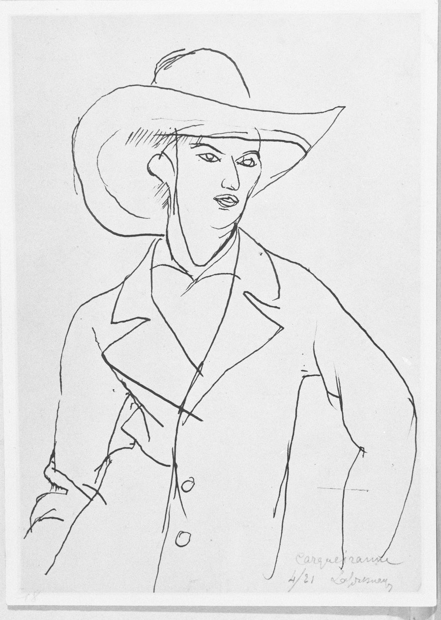 Raymond Radiguet by Roger de La Fresnaye