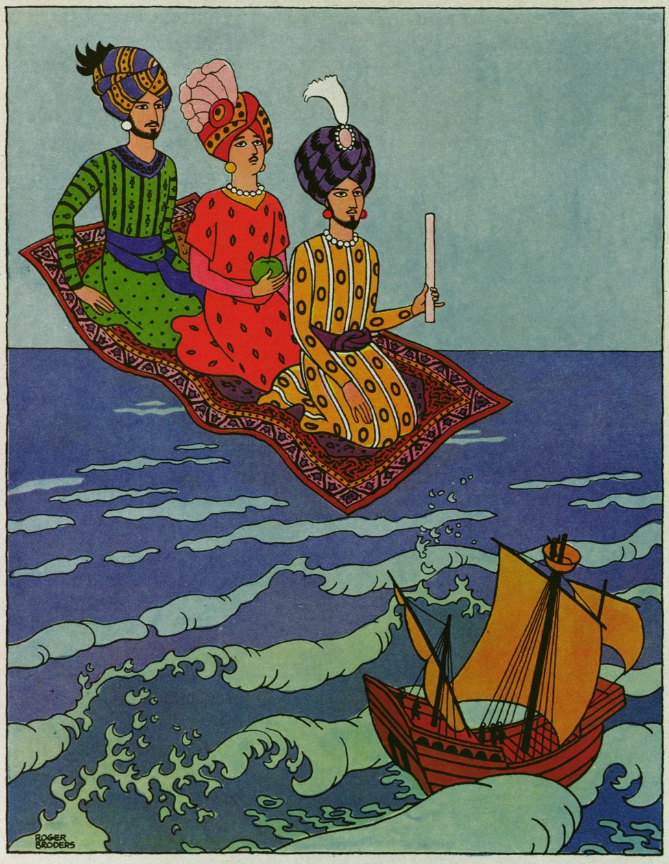 They have been transported swiftly, illustration for 