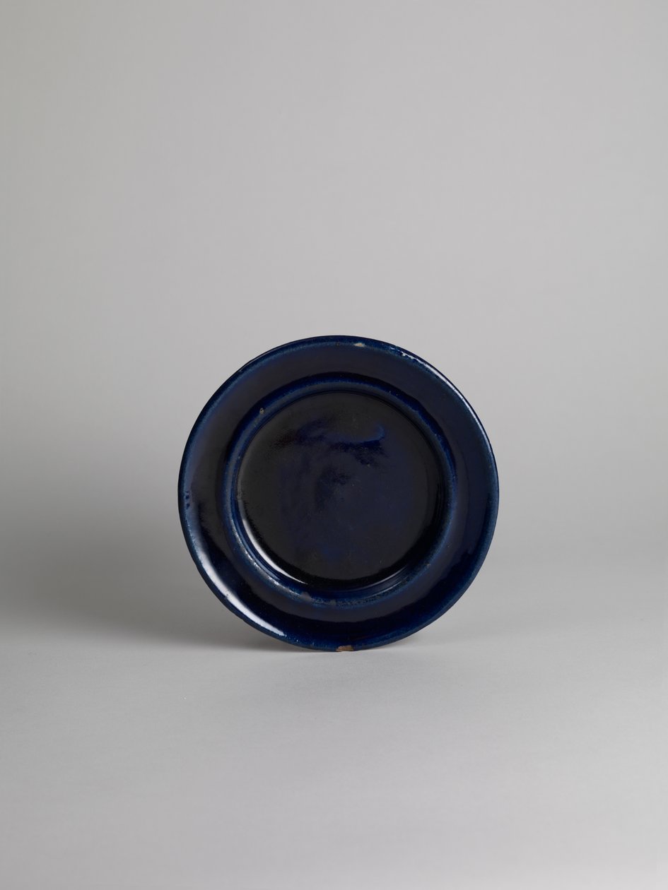 Blue Glazed Side or Fruit Plate by Roger Eliot Fry