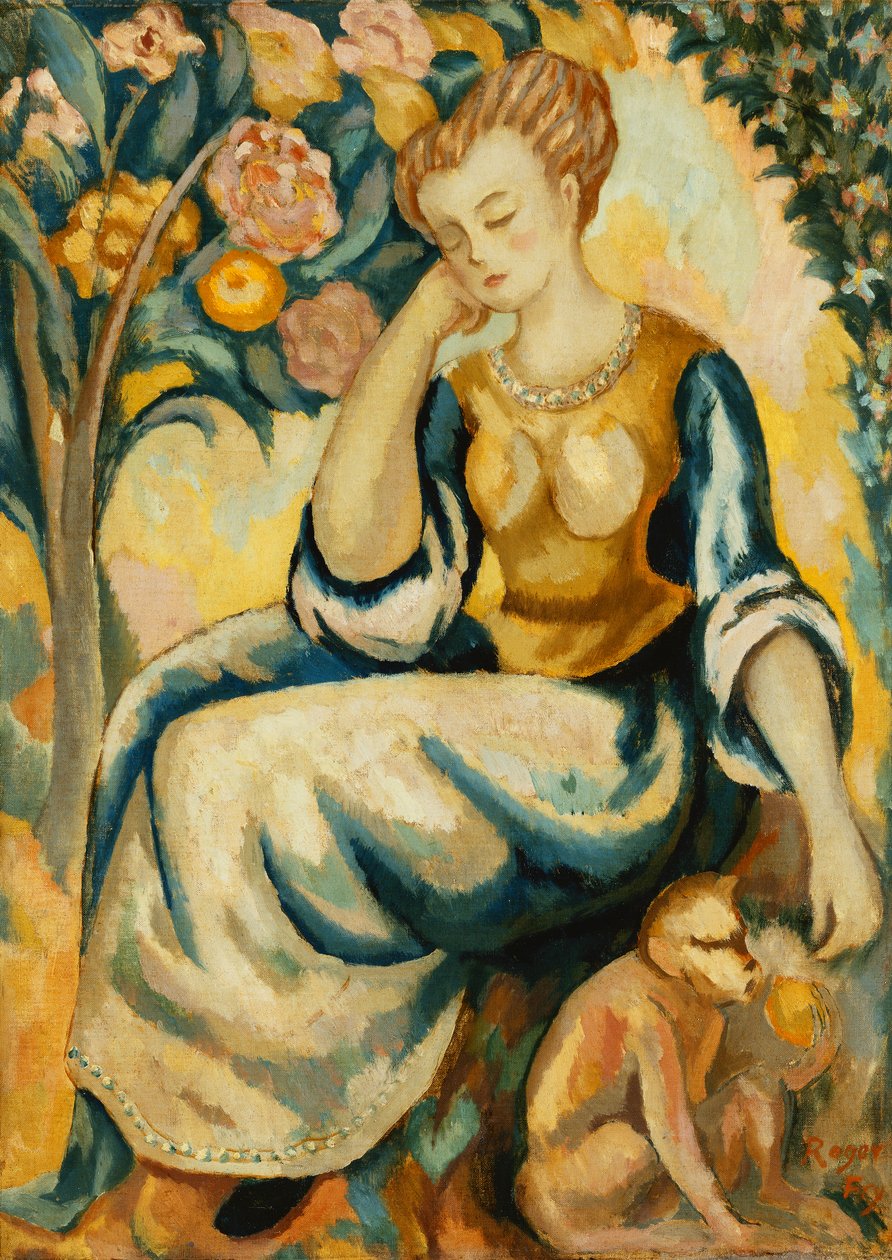 Lady with a Monkey by Roger Eliot Fry