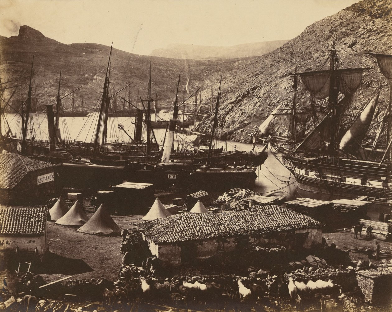 Cossack Bay, Balaklava by Roger Fenton