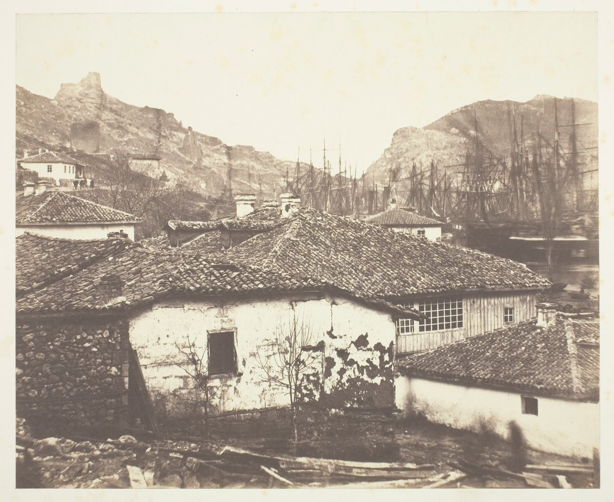 Cottages at Balaklava by Roger Fenton