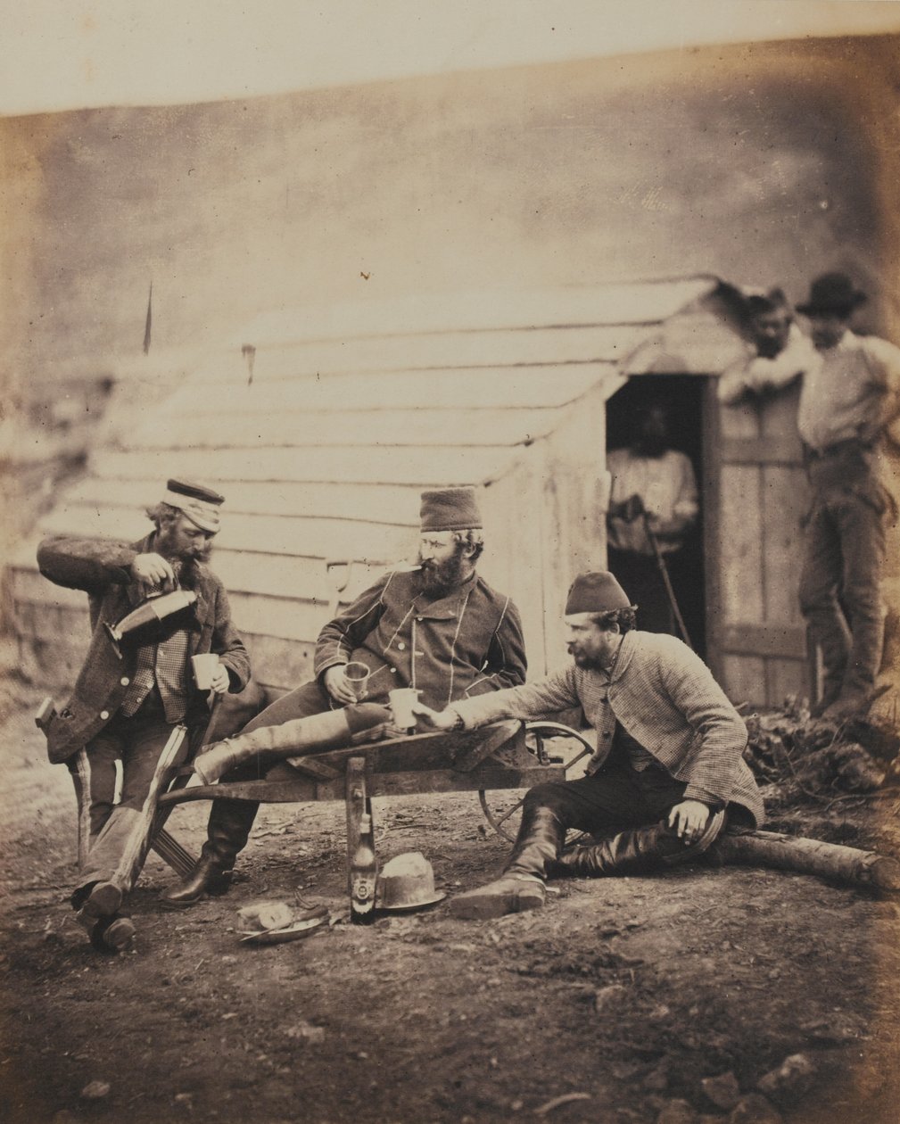 Hardships in the Camp by Roger Fenton