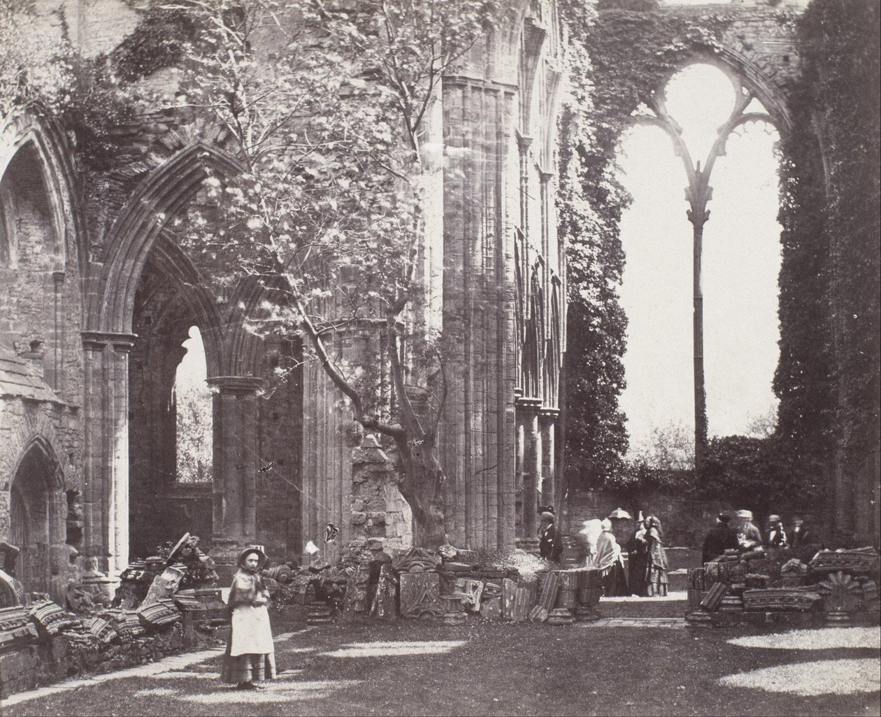 Interior: Tintern Abbey by Roger Fenton