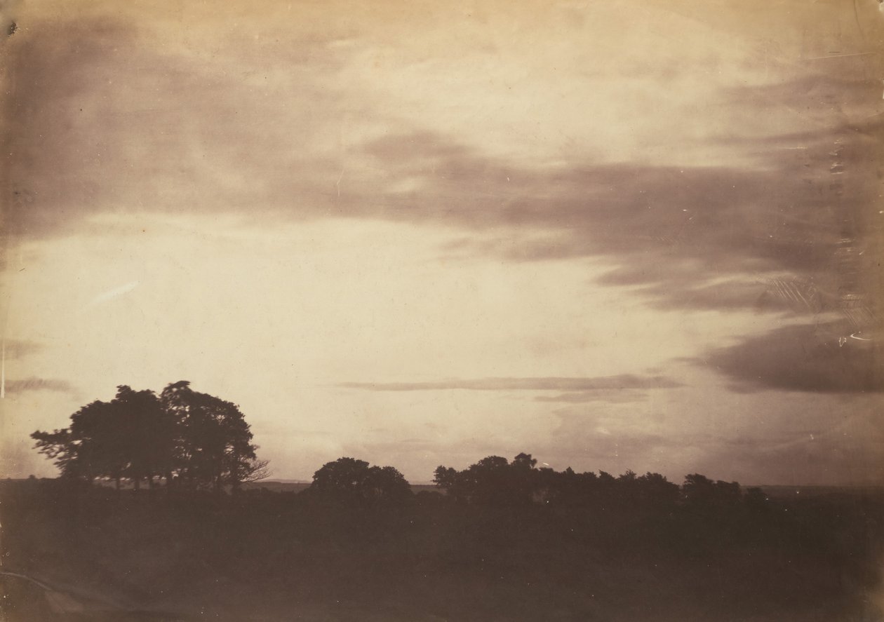 Landscape with Clouds, probably 1856 by Roger Fenton