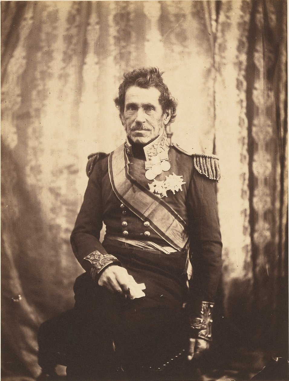 Lt. General Sir De Lacy Evans, G.C.B. by Roger Fenton