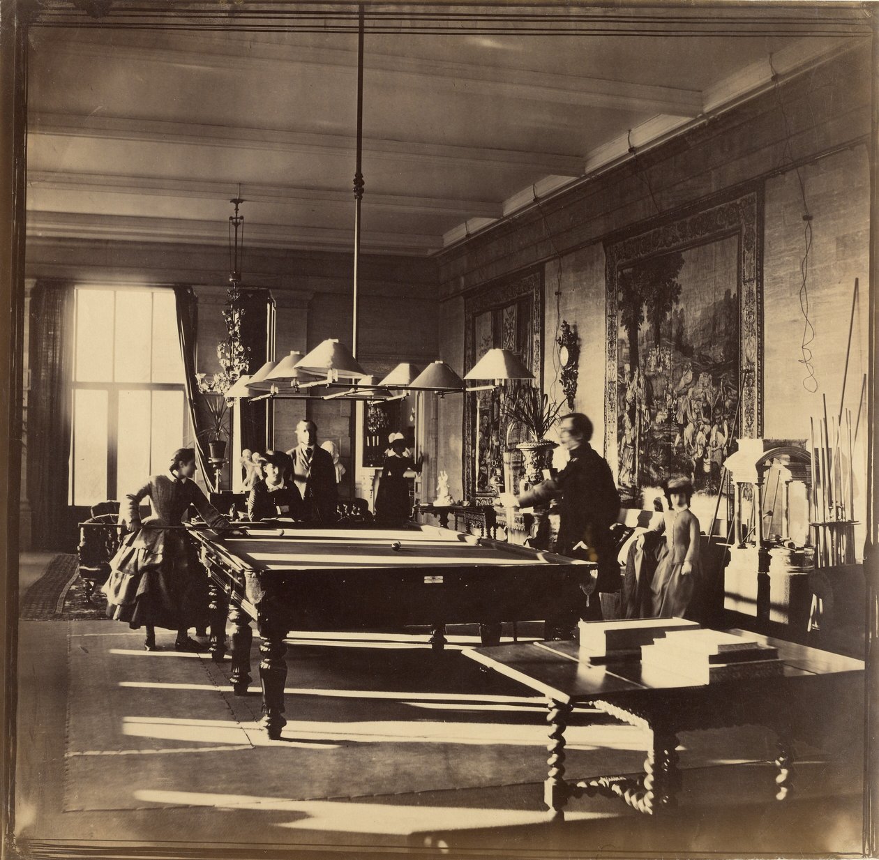 [The Billiard Room, Mentmore House] by Roger Fenton