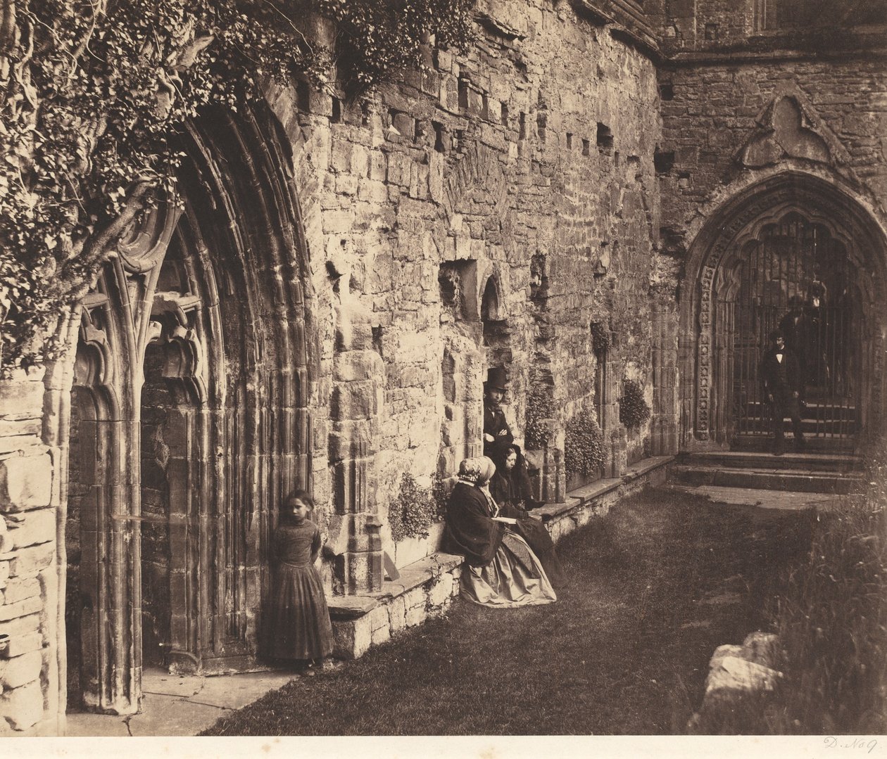 The Cloisters, Tintern Abbey, 1854 by Roger Fenton