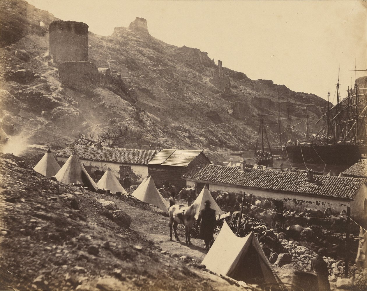 The Genoese Castle, Balaklava by Roger Fenton