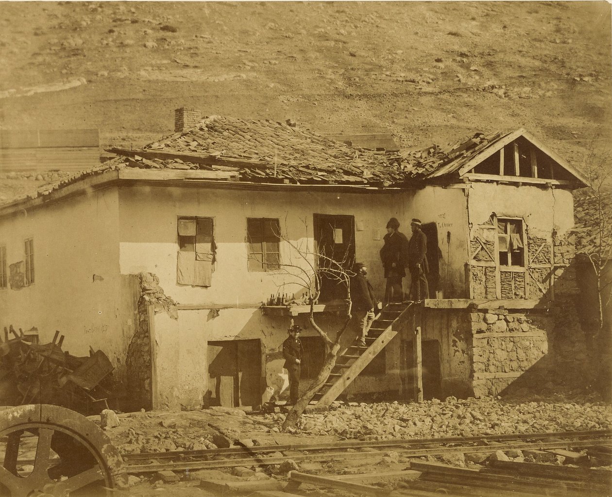 The Old Post Office, Balaklava by Roger Fenton