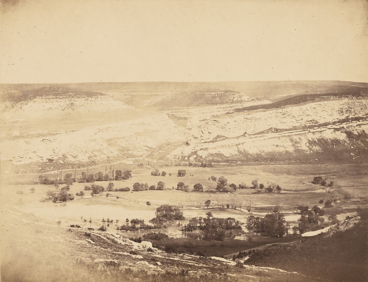 Valley of Inkermann III by Roger Fenton