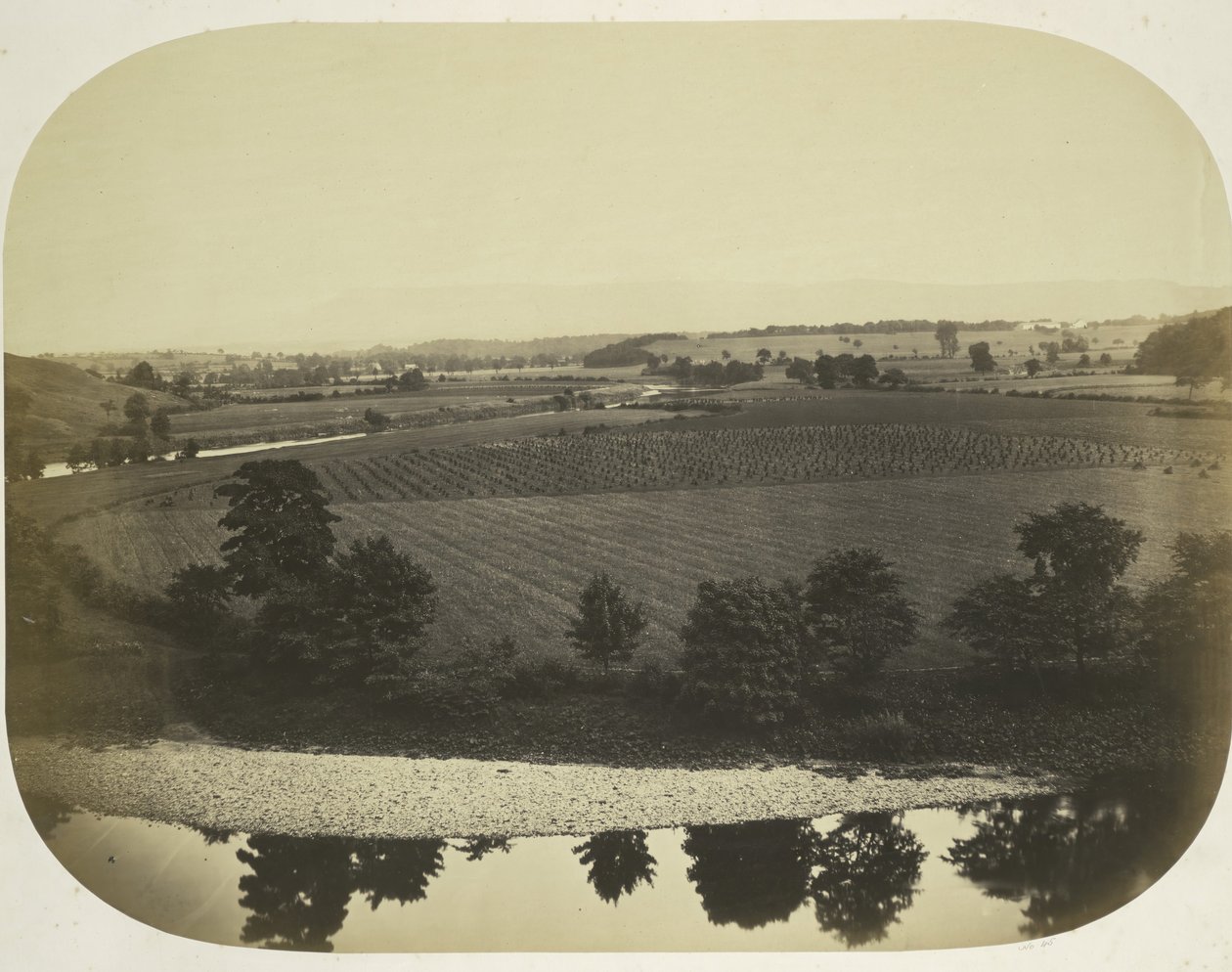 Valley of the Ribble and Pendle Hill, 1859 by Roger Fenton