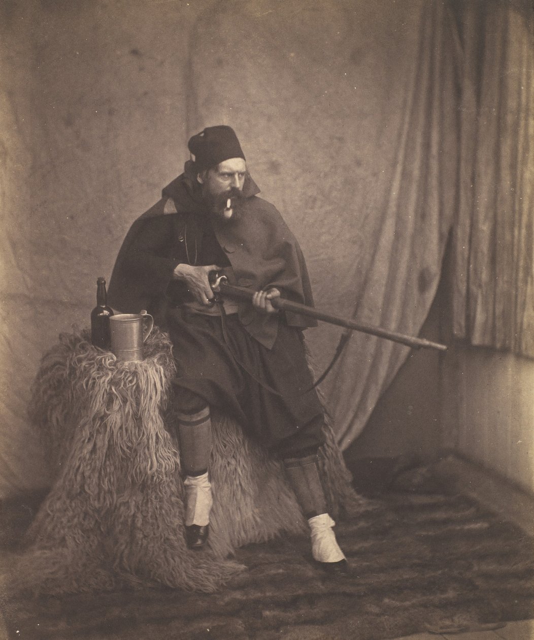 Zouave, 2nd Division, 1855 by Roger Fenton