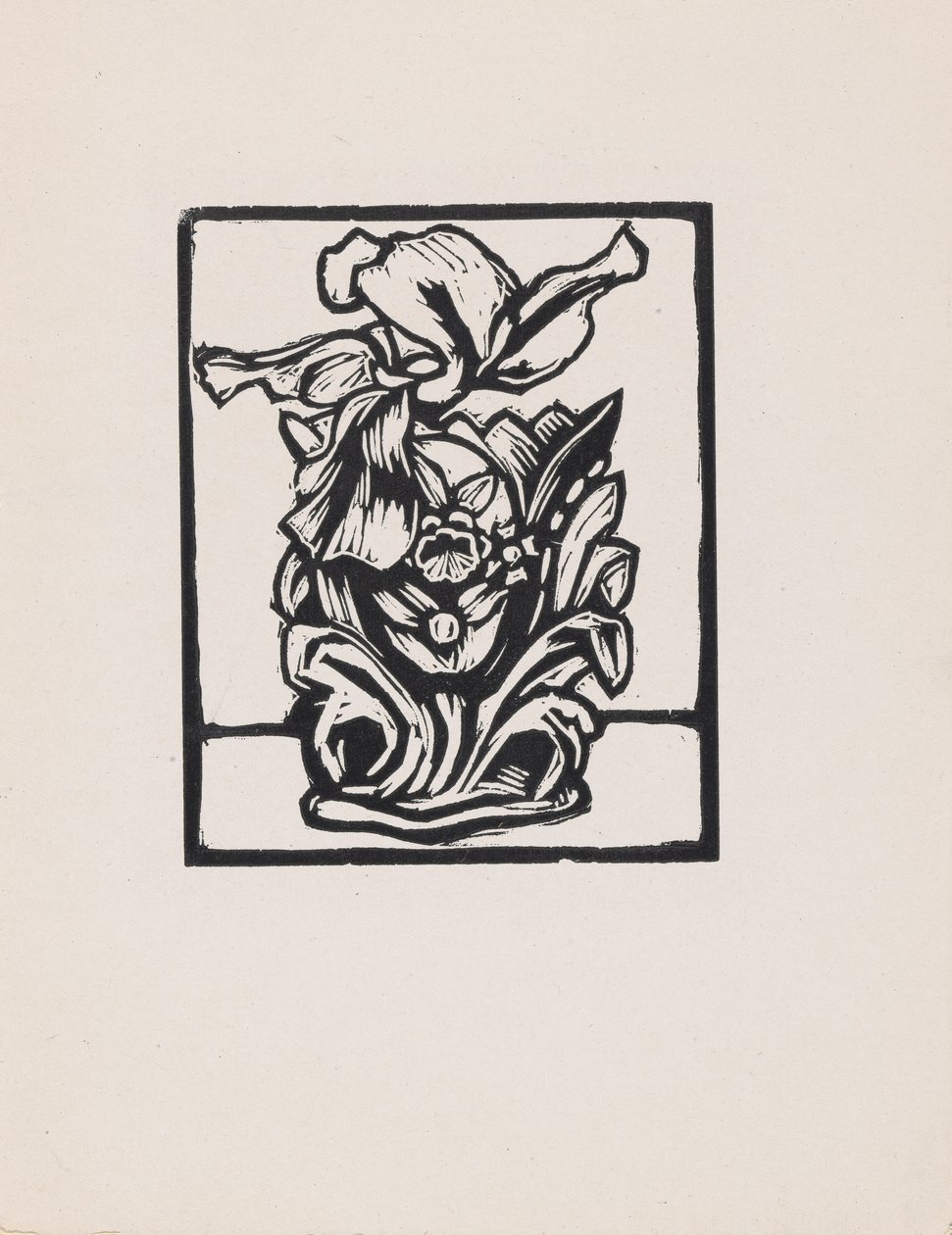 Iris & Vase by Roger Fry