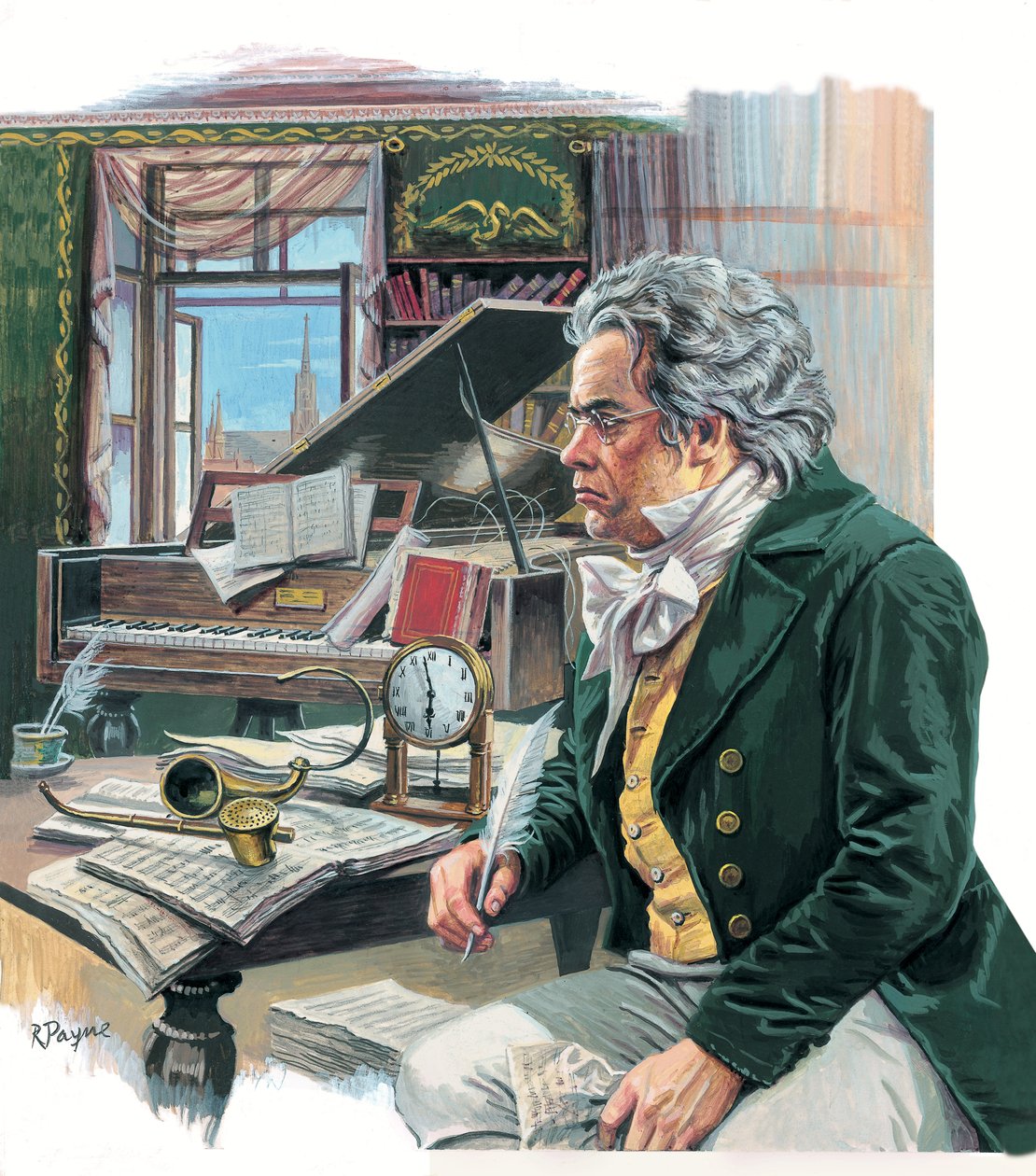 Ludwig van Beethoven (1770-1827) by Roger Payne