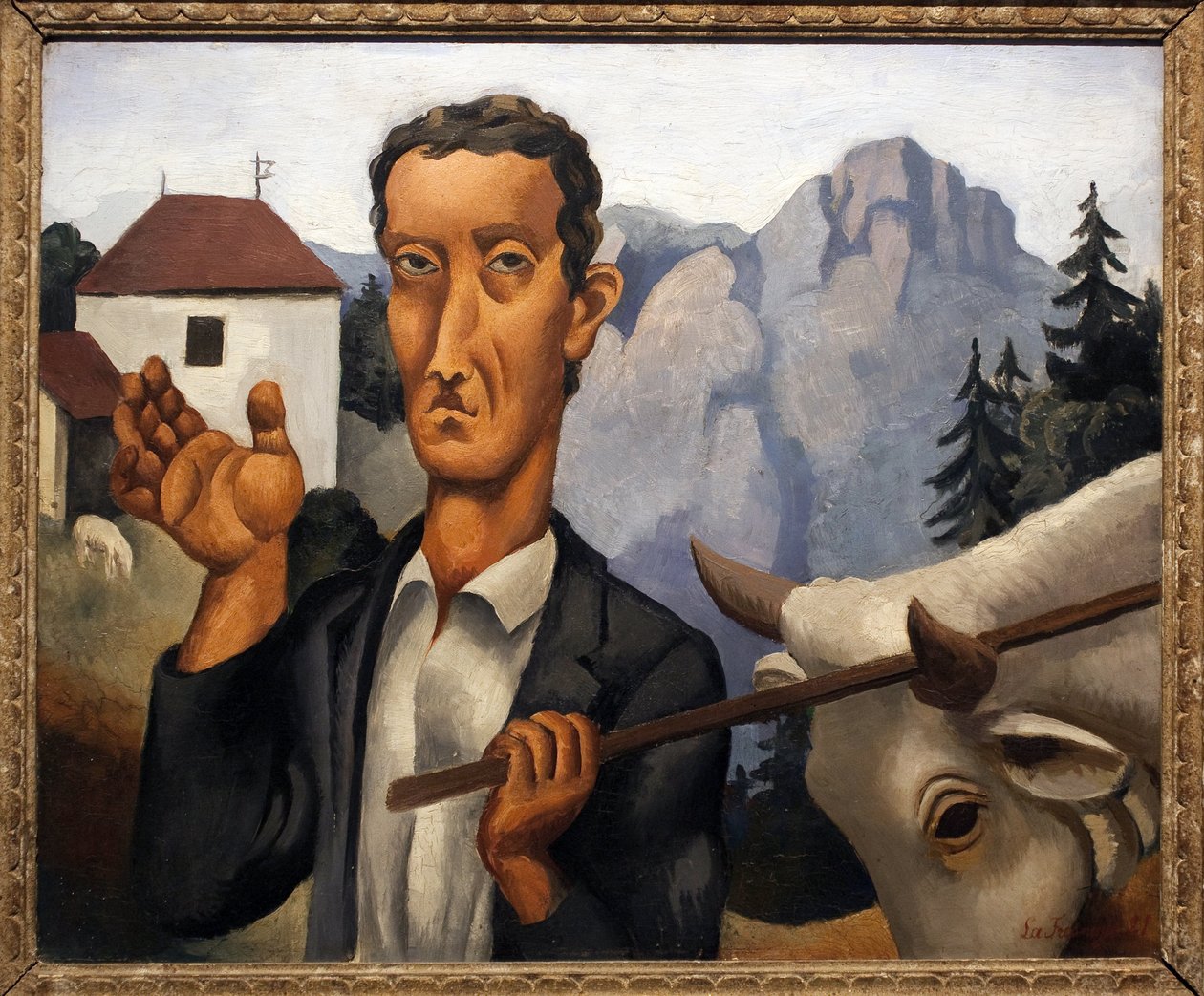 The Deer. Painting by Roger de La Fresnaye (1885-1925) by Roger de La Fresnaye