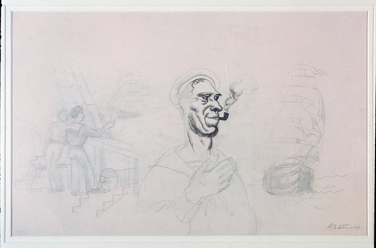 The sailor by Roger de La Fresnaye