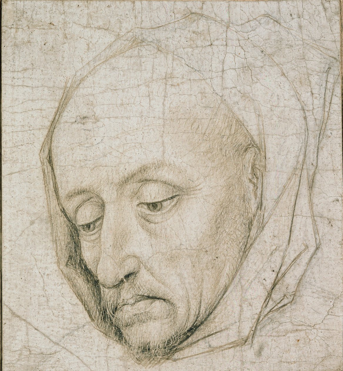 Study of the Head of an Old Man by Rogier van der Weyden
