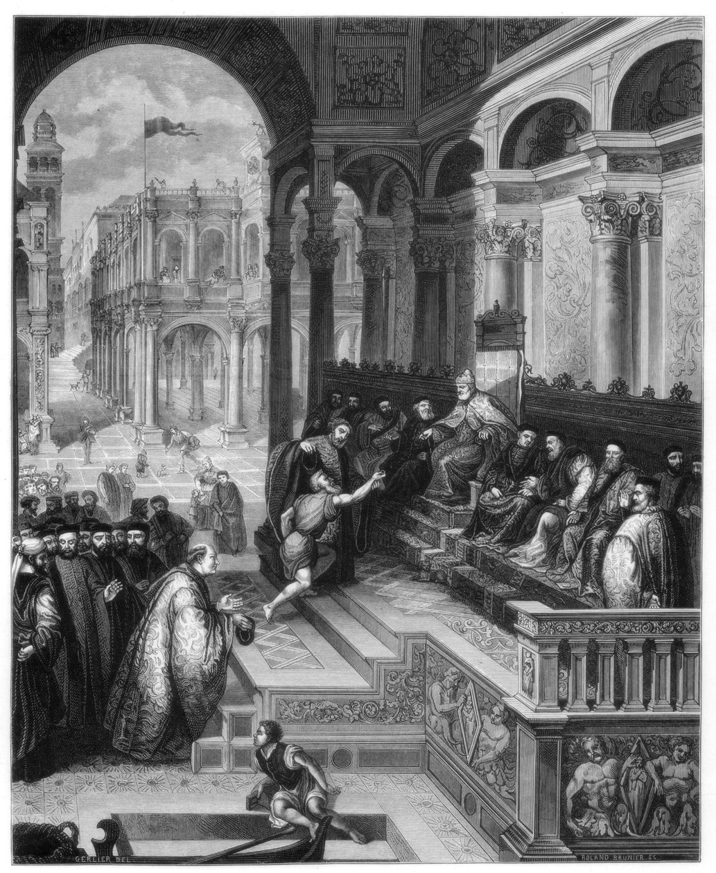 The Presentation of the Ring, 1534 by Roland Brunier