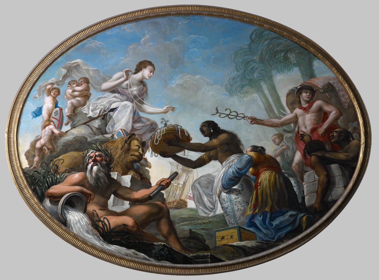 The East Offering its Riches to Britannia by Roma Spiridione