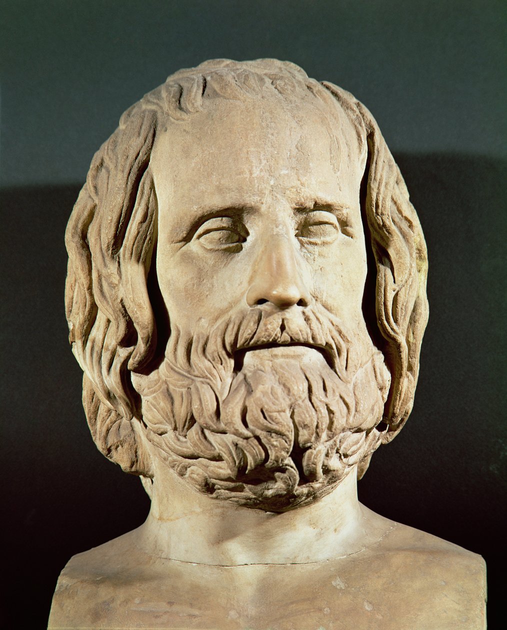 Bust of Euripides by Roman
