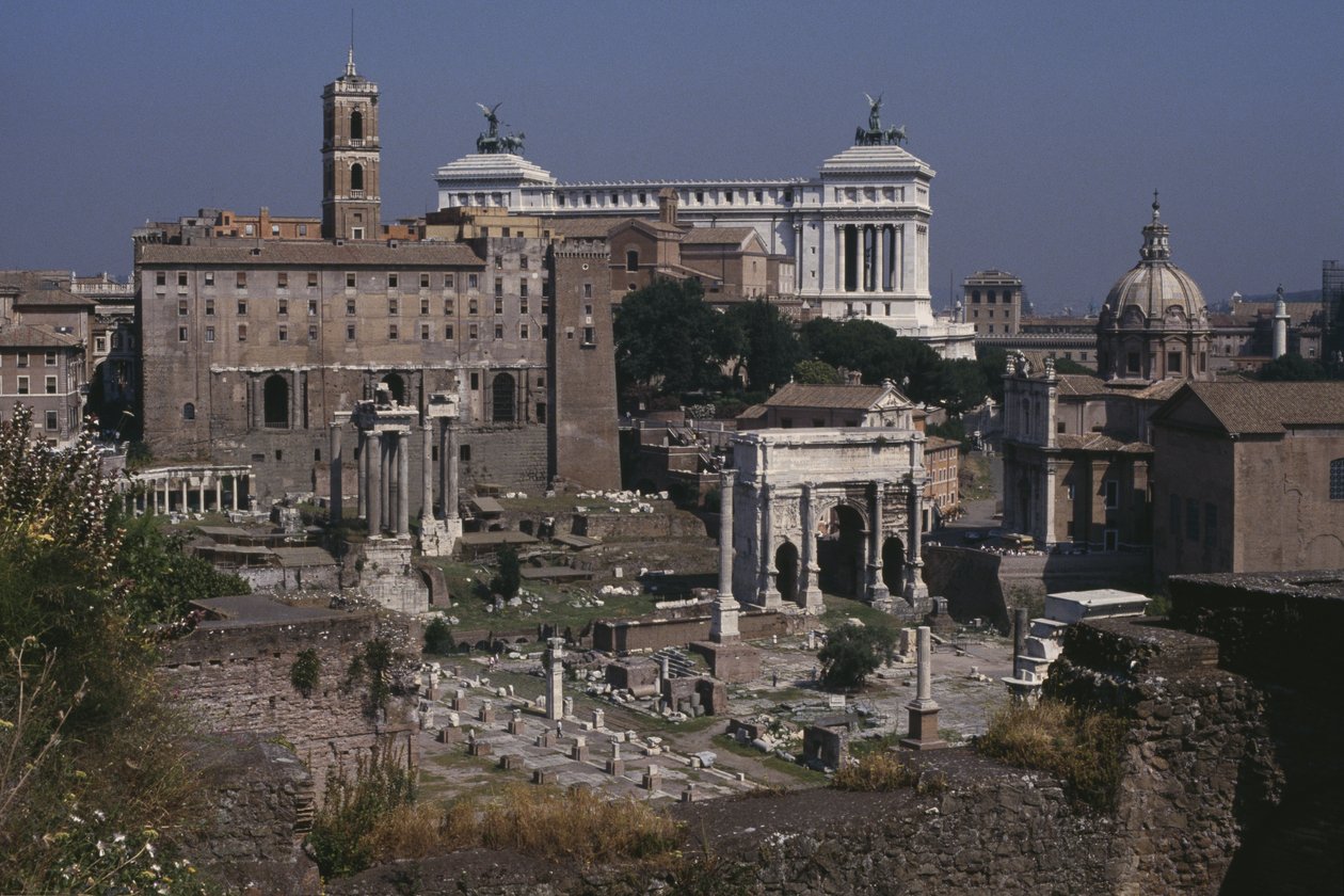 General View of the Forum by Roman
