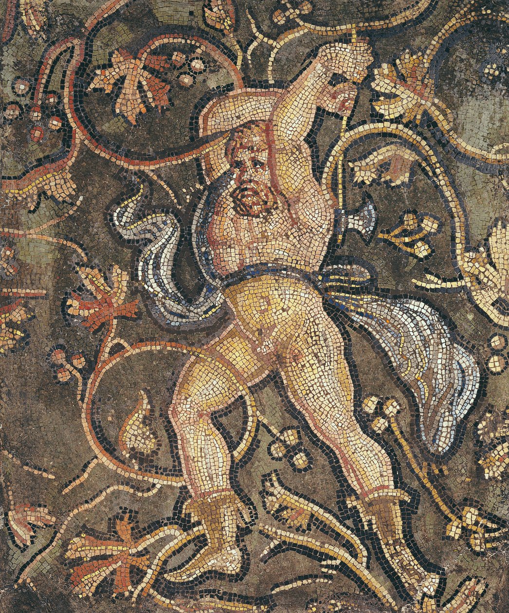 Lycurgus Cutting the Grape Vine, from The Punishment of Lycurgus, 2nd-3rd Century by Roman
