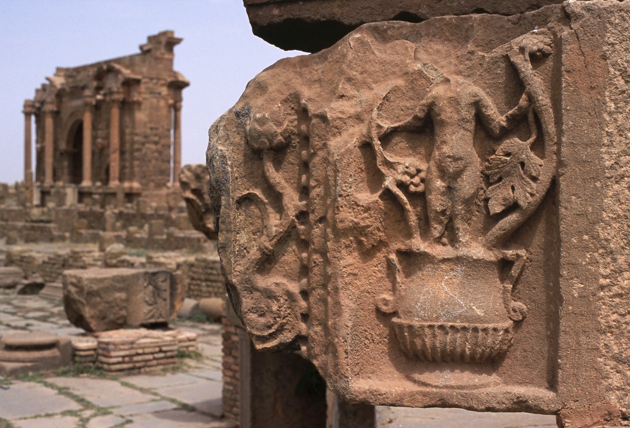 Architectural fragment with carved decoration, Sertius Market, High Imperial Period by Roman Imperial Period