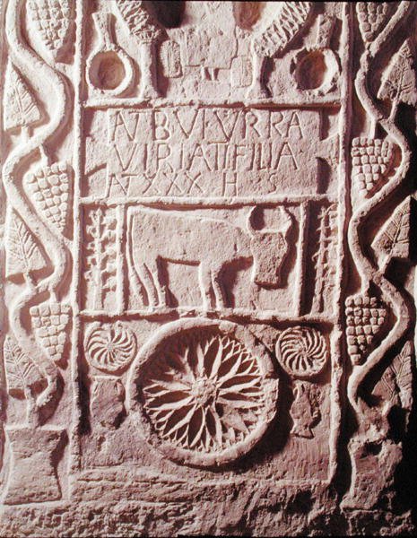 Stela of Buturra, daughter of Viriathus, Chief of the Spanish Lusitanians by Roman Roman
