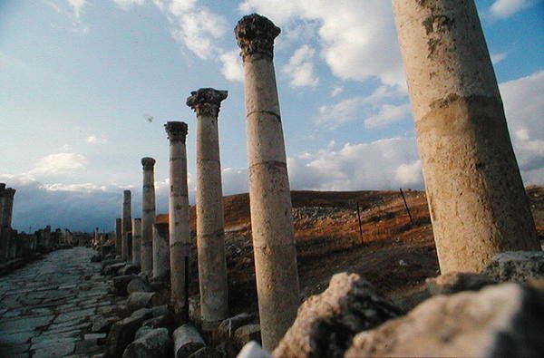 View of the Street of Columns by Roman Roman