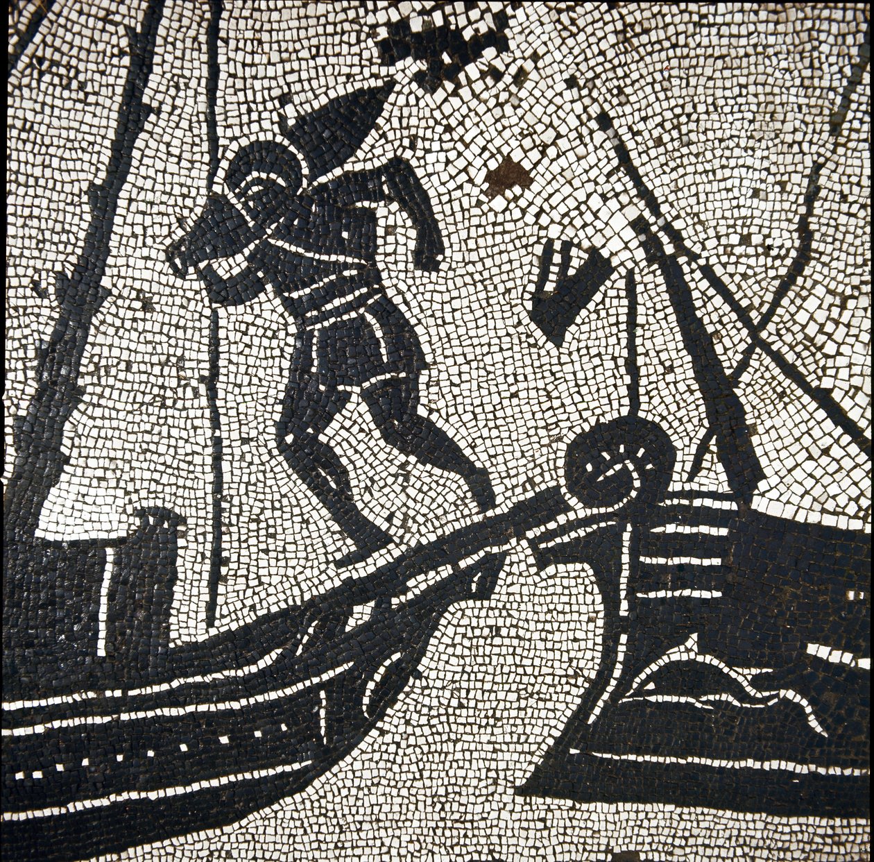 A Ship of Cagliari Returning to the Port of Ostia by Roman