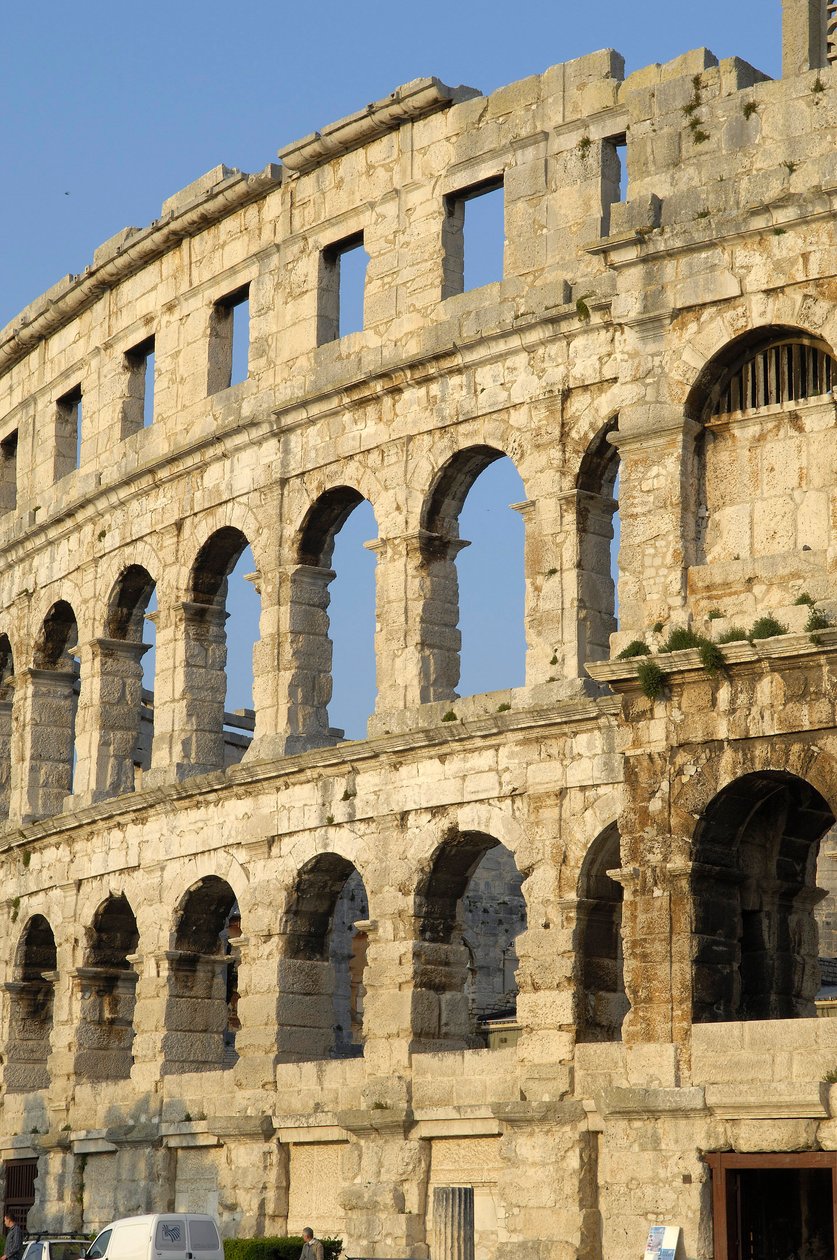 Amphitheatre of Pula, Croatia by Roman