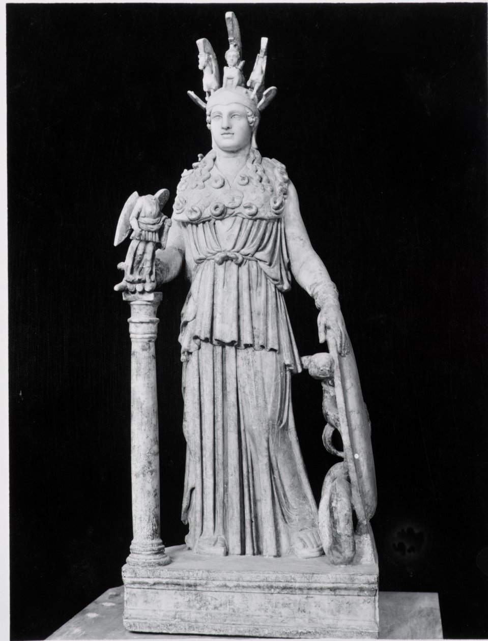 Athena Parthenos, copy of a 5th century original by Phidias by Roman