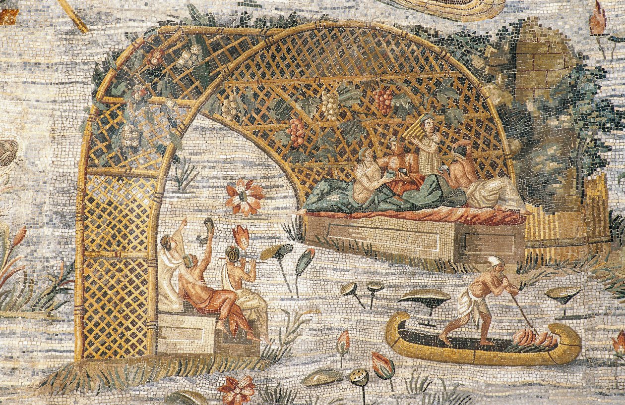 Banquet under Pergola (detail) by Roman