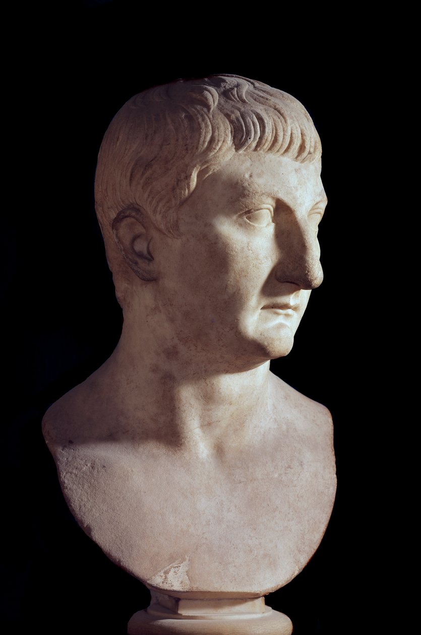 Bust of Drusus the Young, Son of the Roman Emperor Tiberius by Roman