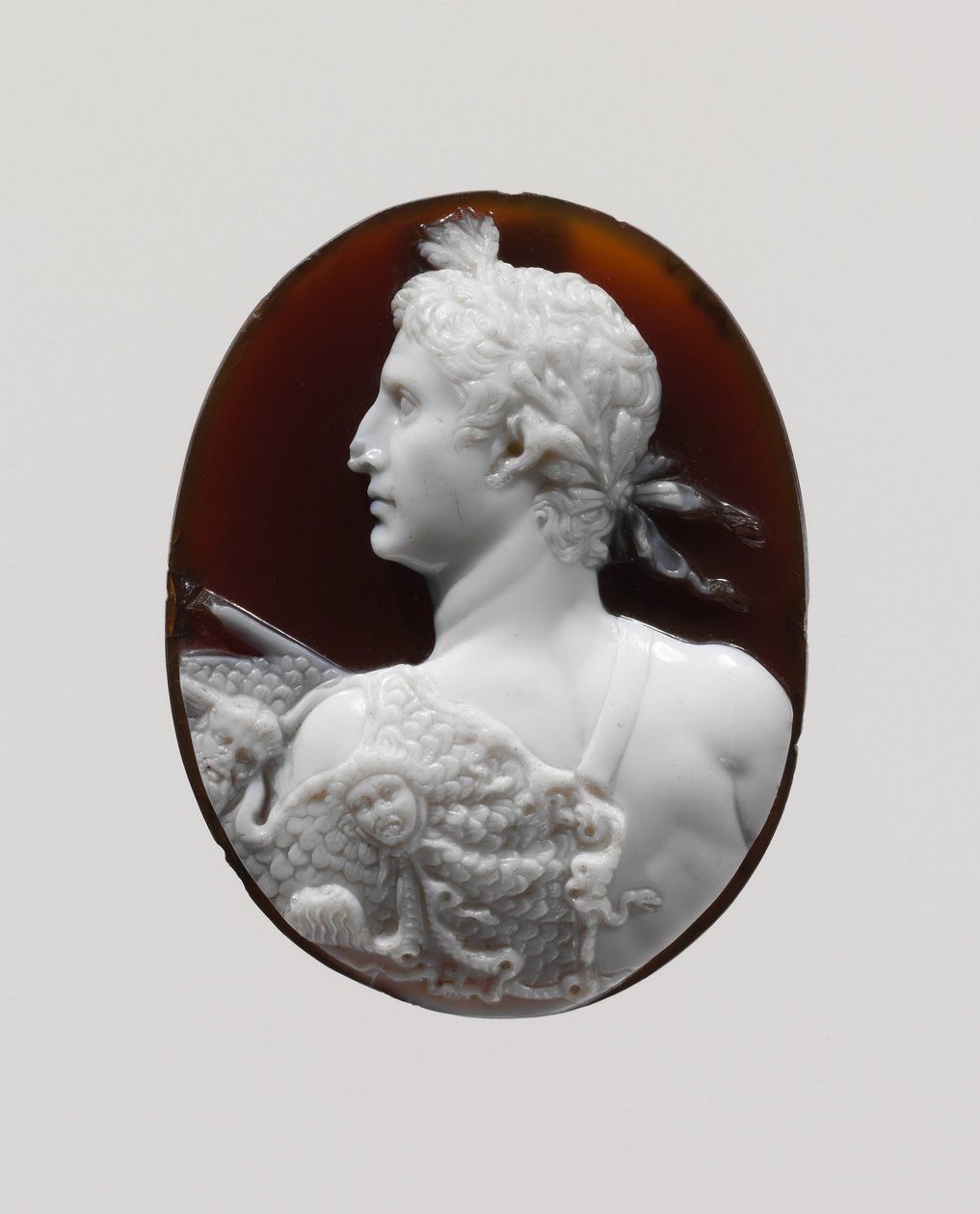 Cameo Portrait of the Emperor Augustus by Roman