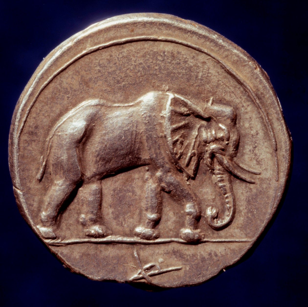 Carthaginian Civilization: Medal Representing an Elephant by Roman