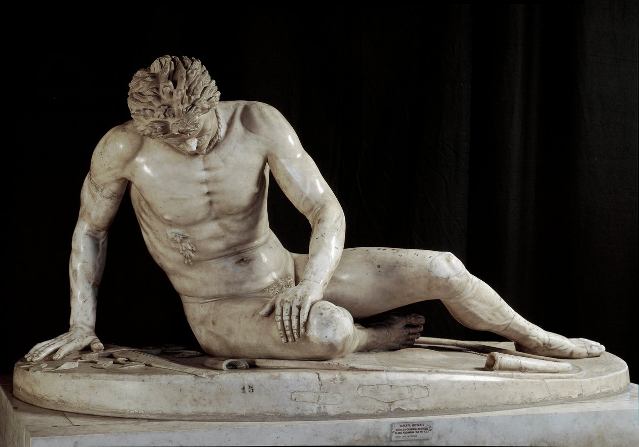 Dying Gaul - The Dying Galatian Warrior by Roman