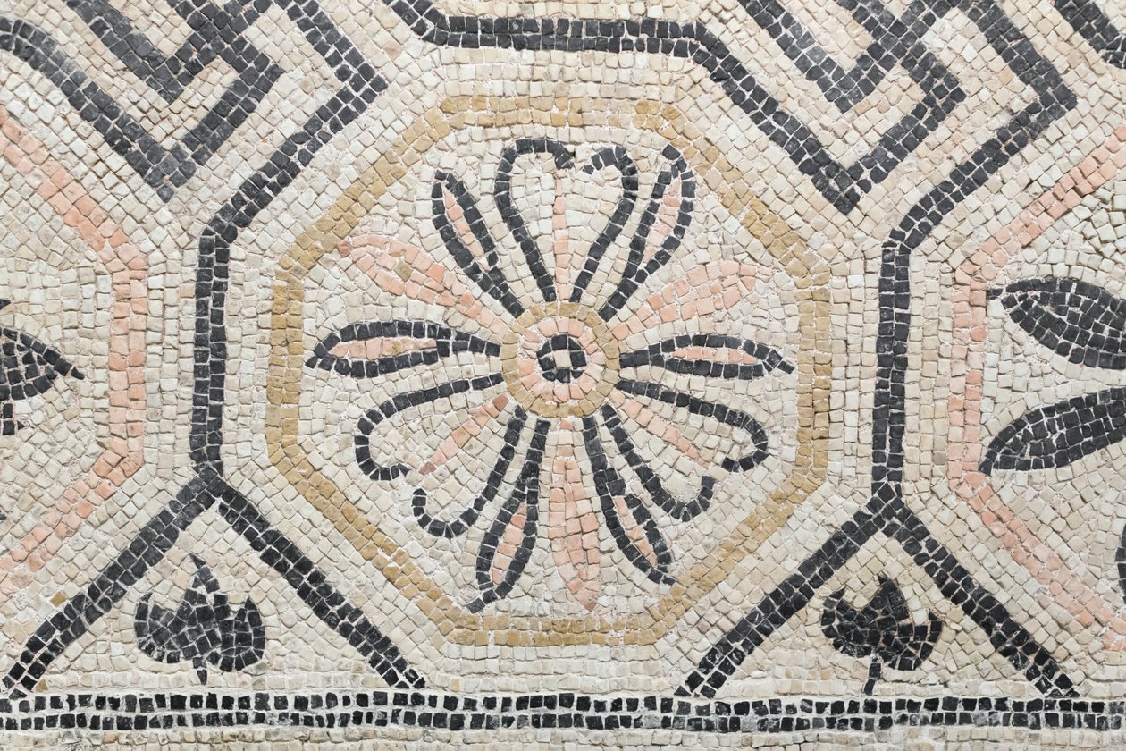 Geometric Pattern from the Via San Rocchino Domus, 2nd Century AD by Roman