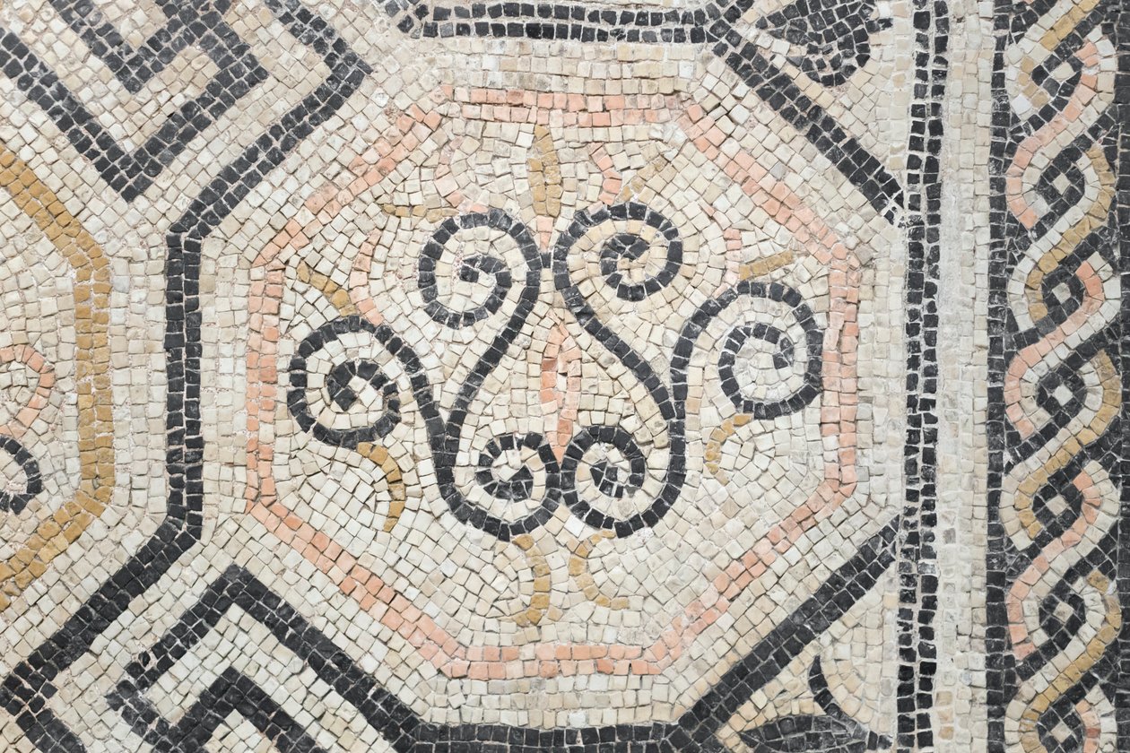 Geometric Pattern from the Via San Rocchino Domus, 2nd Century AD by Roman