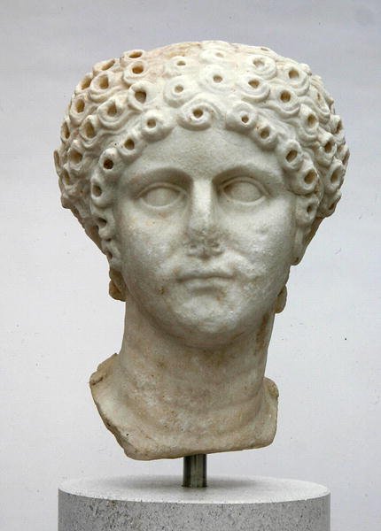 Head of a Woman, Possibly Agrippina Minor, c.50 AD by Roman