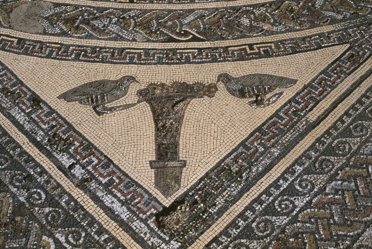 House of Orpheus, Orpheus Surrounded by Wild Animals (detail) by Roman