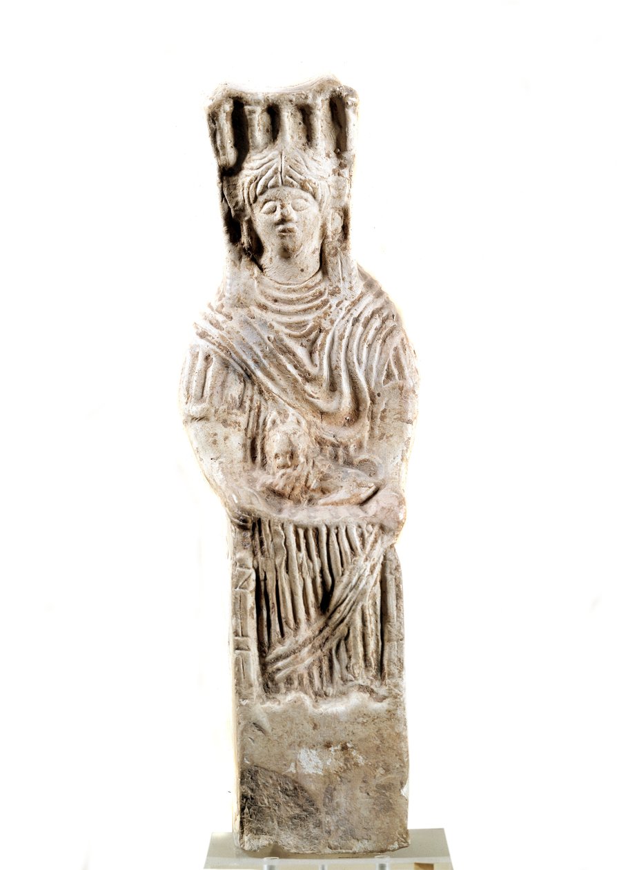 Representation of the Divinity Cybele Sitting on a Throne by Roman