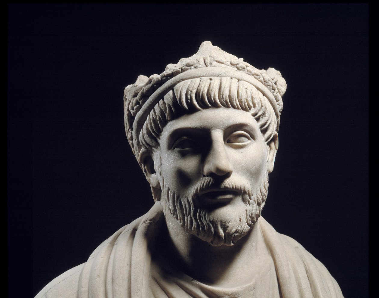 Roman Greco Art: Sculpture of the Roman Emperor Julian the Apostate (331 - 363) by Roman
