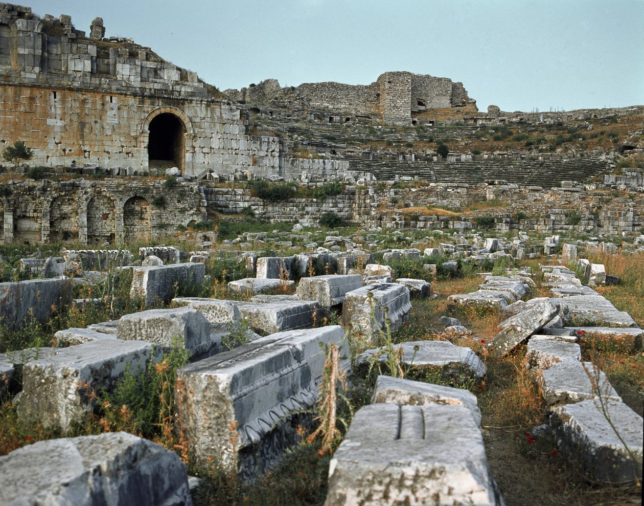 Roman art, Hellenistic period: the theatre of Miletus. 2nd century. Turkey by Roman
