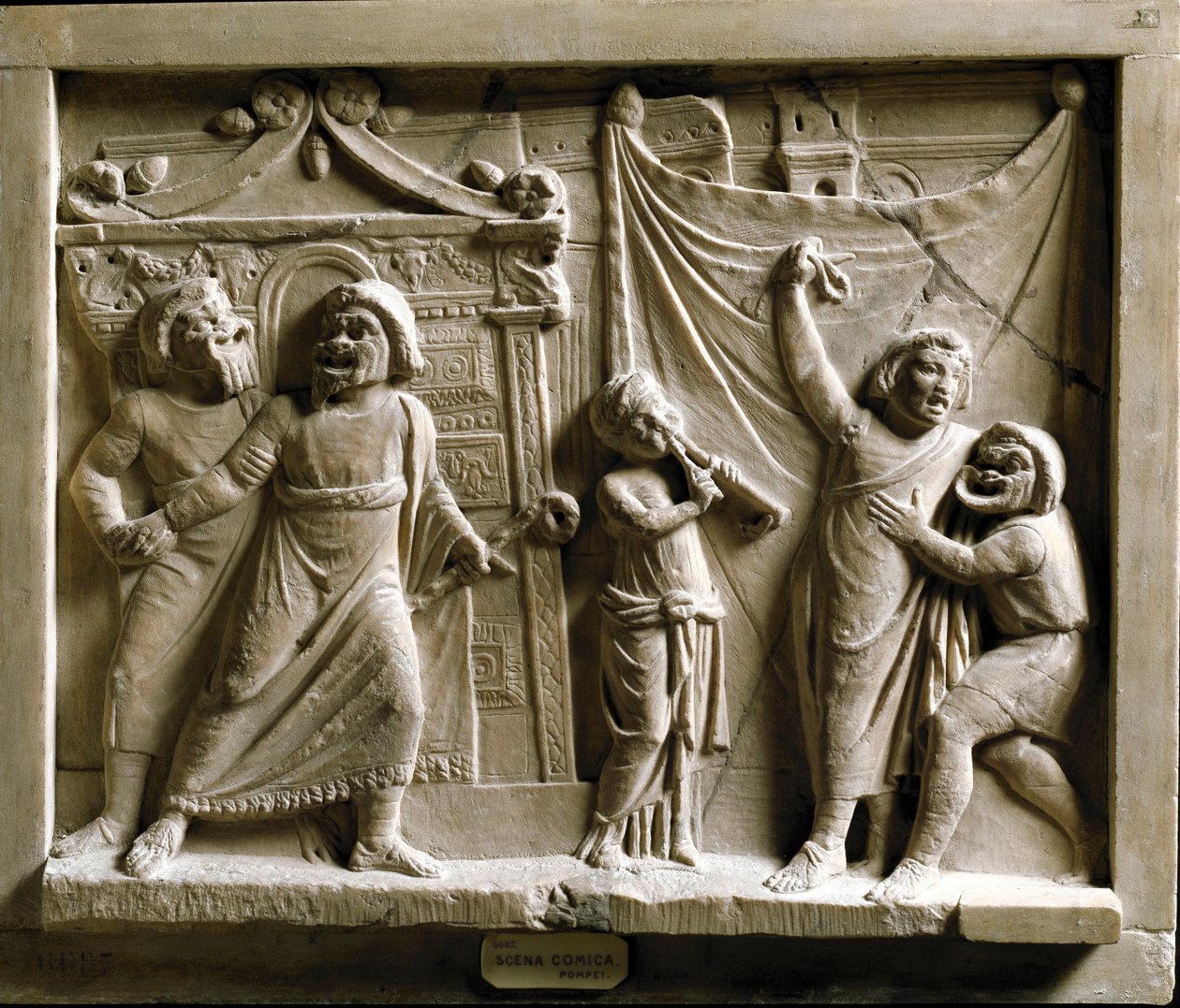 Comedy theatre scene of the piece 