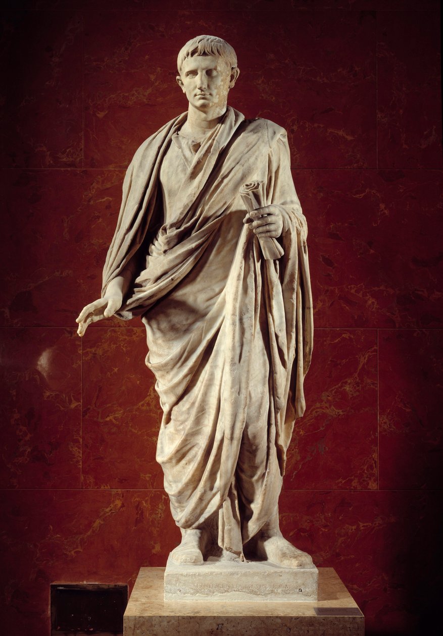 Statue of Emperor Augustus by Roman