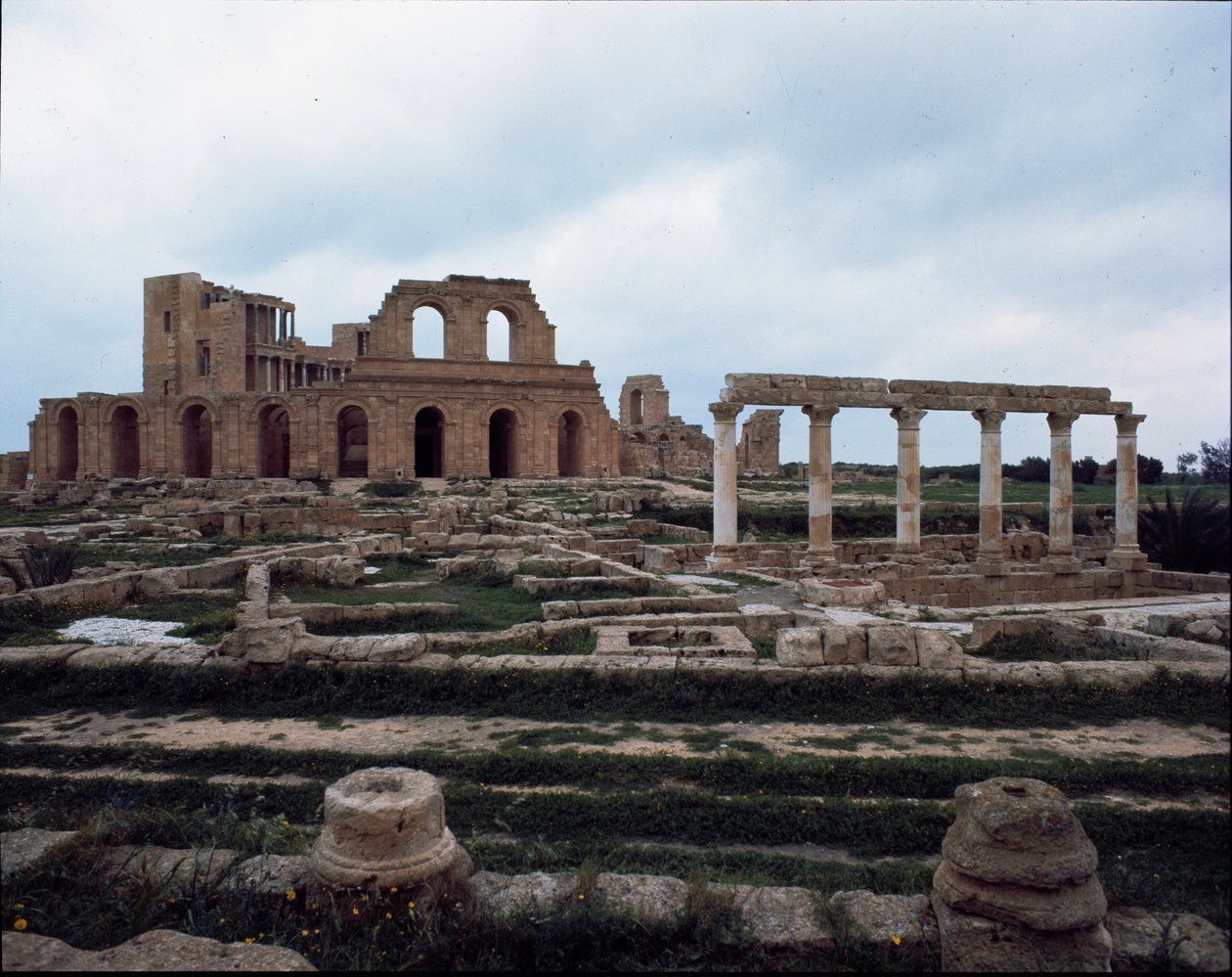 Roman theater and peristyle house, 2nd-3rd century by Roman