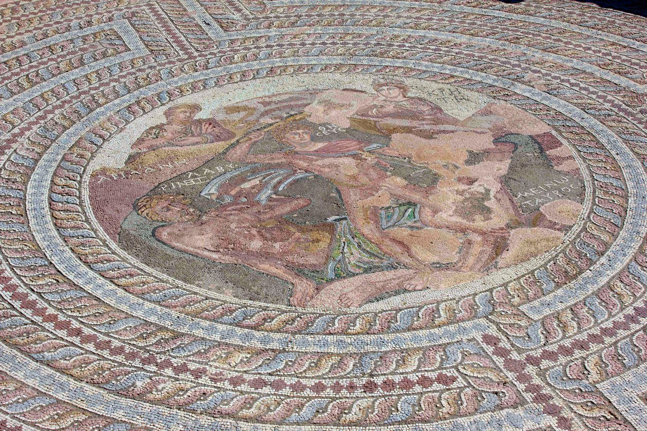 Theseus and the Minotaur, House of Theseus, Paphos, Cyprus by Roman