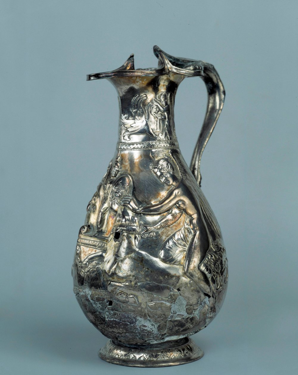 Treasure of Boscoreale: aquamarine with genies and victories by Roman